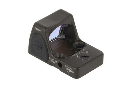The Trijicon red dot rmr uses two screws to securely mount this optic to a pistol slide or rifle